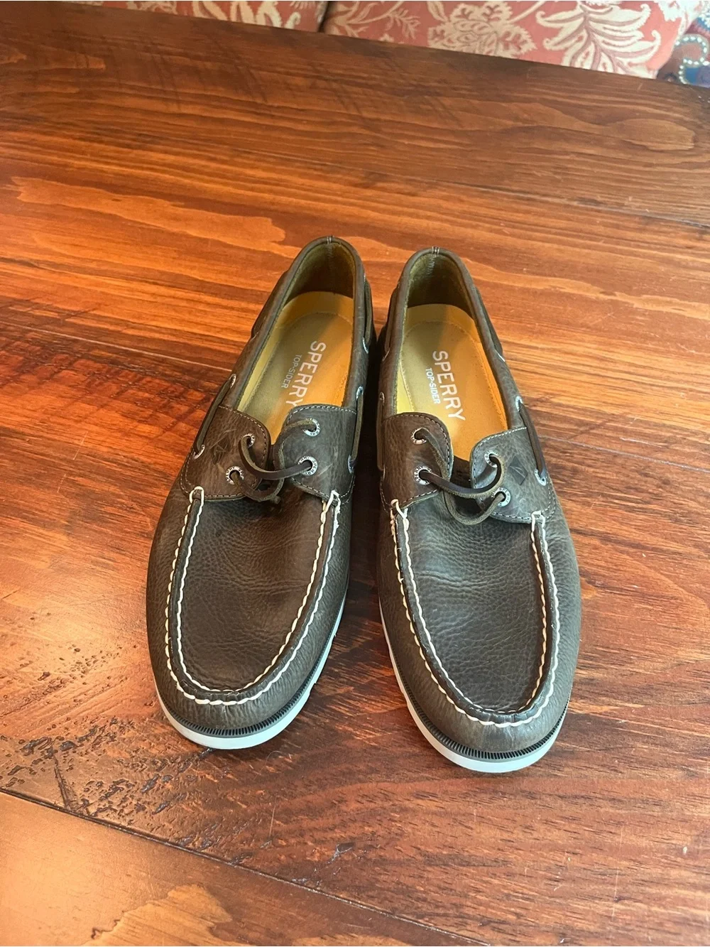 Sperry Leather Slip-On Boat Shoe, Excellent Condition